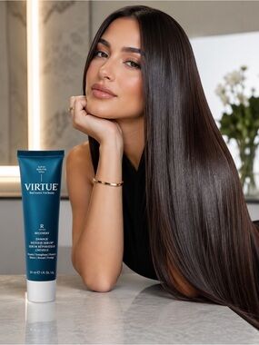 2x Virtue Recovery Damage Reverse Serum 1 oz Alpha Keratin Hair Treatment